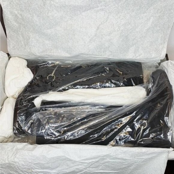 GUCCI Knee High Riding Boots US 9.5 Brown Suede Horsebit Low Block Heel EU 39.5 - Picture 11 of 12